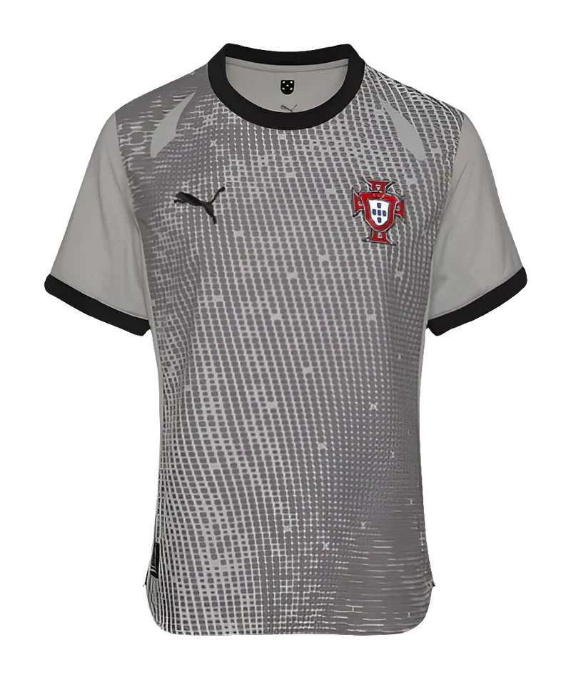 Camisola de Goleiro Portugal 25/26 - Cinza - Versão Torcedor