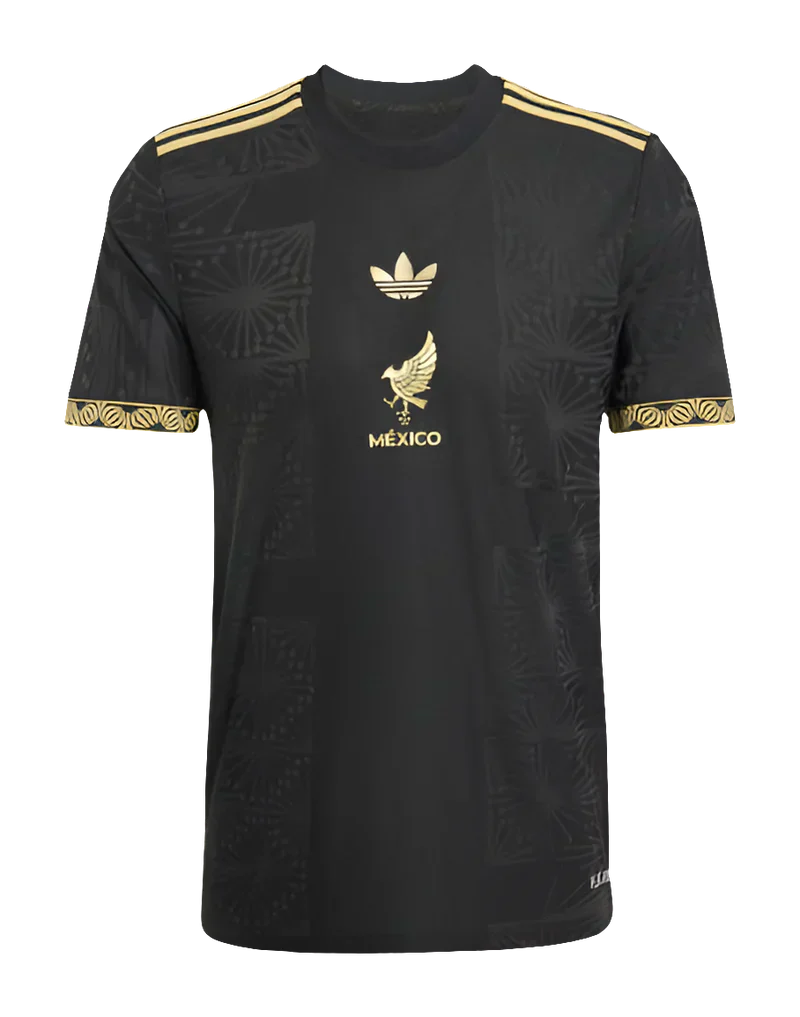 Camisola México 25/26 Gold Cup Edition - Preta - Versão Torcedor