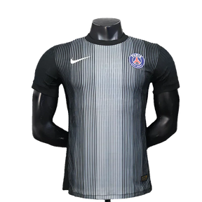 Camisola de goleiro do Paris Saint-Germain (PSG) 25/26 - Preta - Versão Jogador