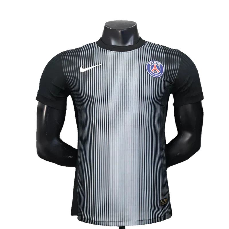 Camisola de goleiro do Paris Saint-Germain (PSG) 25/26 - Preta - Versão Jogador