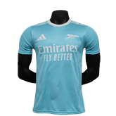 Camisola Arsenal 25/26 Pré-Jogo - Azul Celeste - Versão Jogador