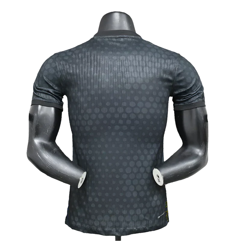 Camisola Barcelona 25/26 Edição Especial - Preto, Amarelo e Vermelho - Versão Jogador