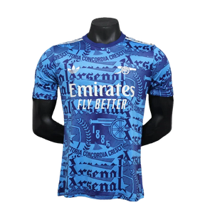 Camisola Arsenal 25/26 Pré-Jogo - Azul - Versão Jogador