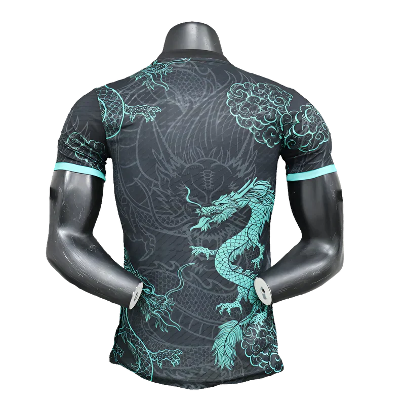 Camisola Real Madrid 25/26 Edição Especial - Preto e Azul Claro - Versão Jogador