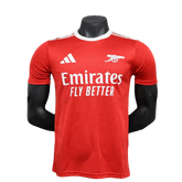 Camisola Arsenal 25/26 Pré-Jogo - Vermelho - Versão Jogador