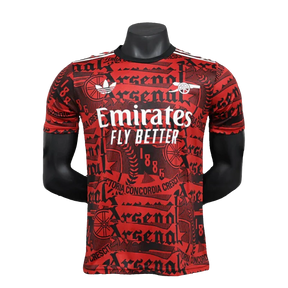Camisola Arsenal 25/26 Treino - Vermelho Escuro - Versão Jogador
