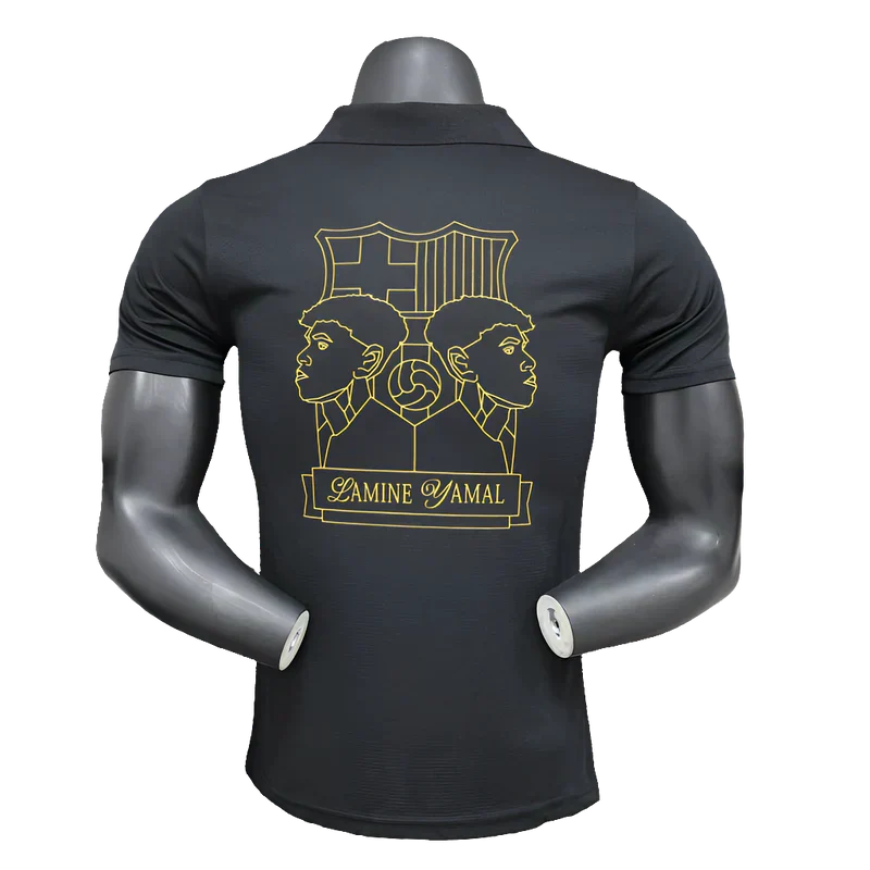 Camisola Barcelona 25/26 Preto - Edição Especial - Versão Jogador