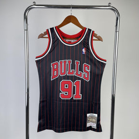 Camisola Mitchell & Ness Chicago Bulls 1995-1996 Preta