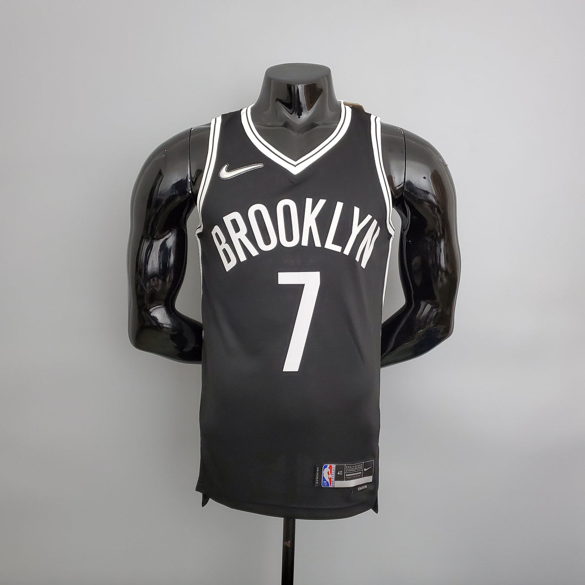 Camisola NBA Brooklyn Nets #7 Durant - 75° Aniversário Black