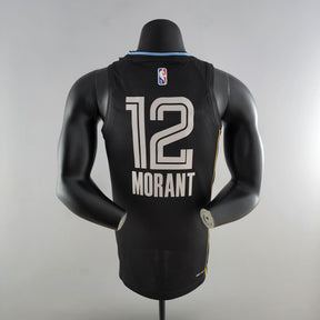 Camisola NBA Memphis Grizzlies #12 Morant - Honor Edition Black