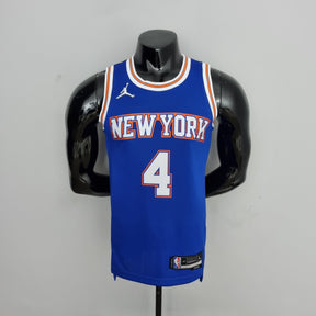 Camisola NBA NY Knicks #4 Rose - 75° Aniversário Limited Blue