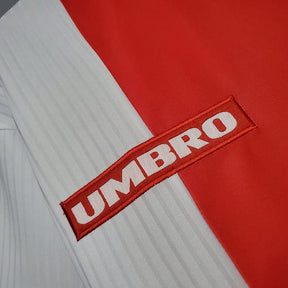 Camisola Ajax Retrô 1997/1998 Vermelha e Branca - Umbro