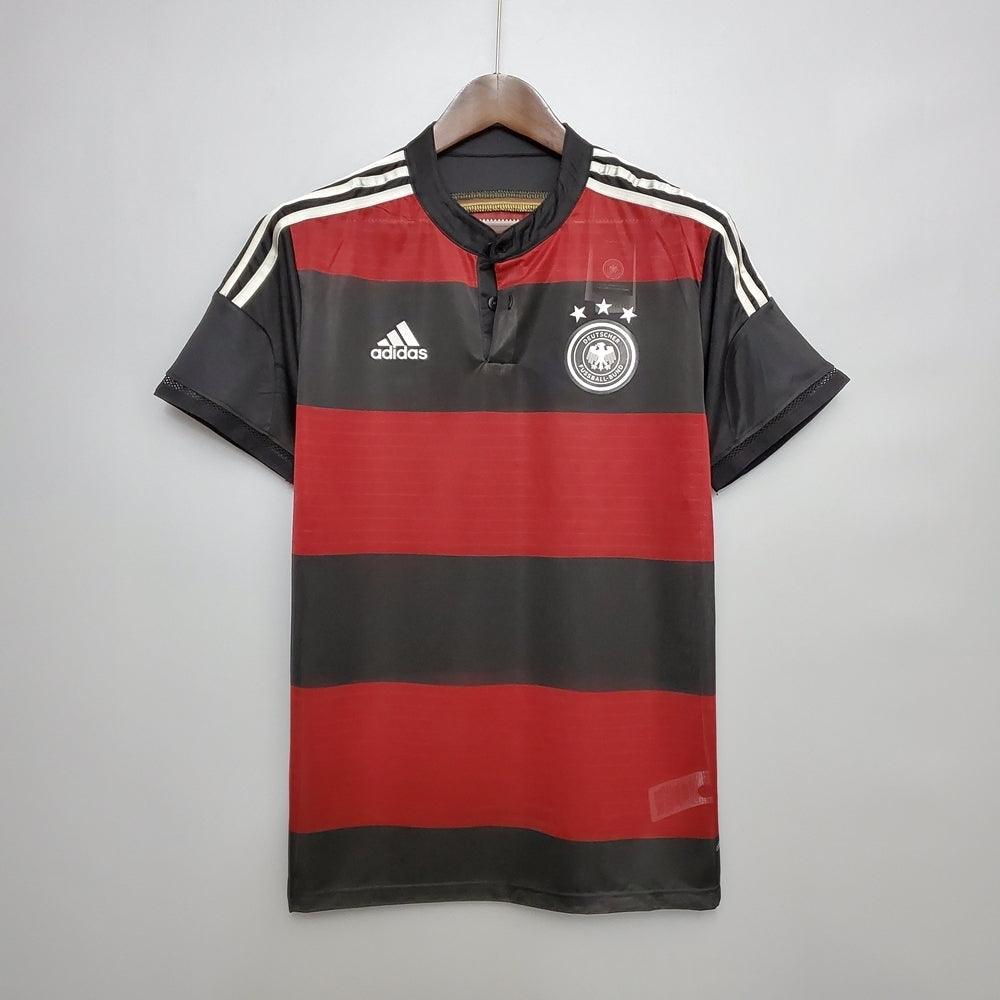 Camisola Alemanha Retrô 2014 - Adidas - Preto e Vermelha