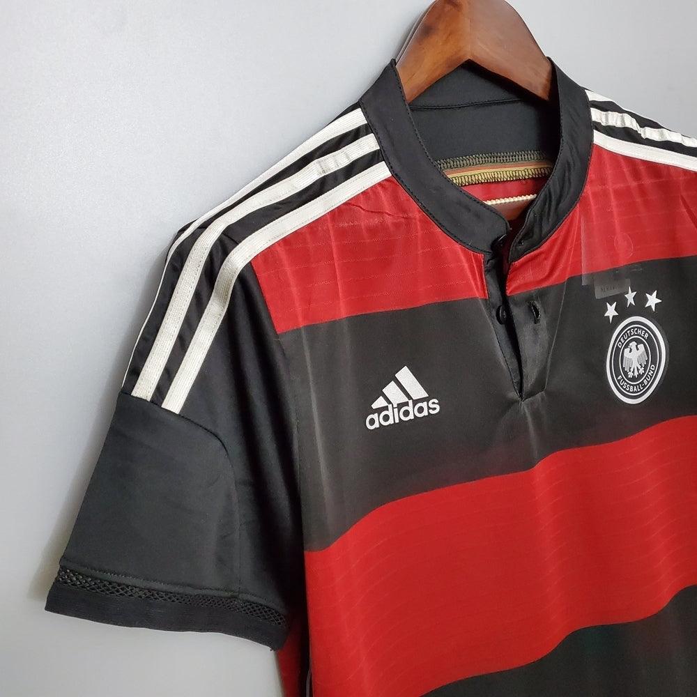 Camisola Alemanha Retrô 2014 - Adidas - Preto e Vermelha