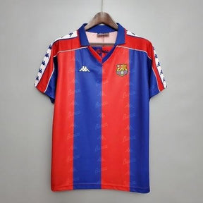 Camisola Barcelona Retrô 1992/1995 Azul e Vermelha - Kappa