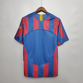 Camisola Barcelona Retrô 2006 Azul e Vermelha - Nike