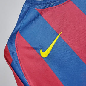 Camisola Barcelona Retrô 2006 Azul e Vermelha - Nike