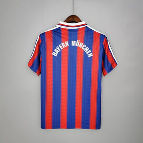 Camisola Bayern de Munique Retrô 1995/1997 Azul e Vermelha - Adidas