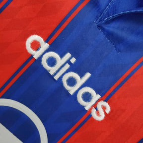Camisola Bayern de Munique Retrô 1995/1997 Azul e Vermelha - Adidas