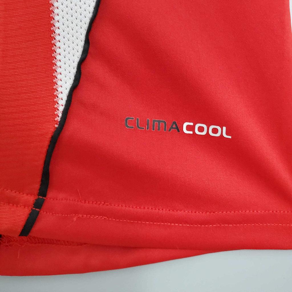 Camisola Bayern de Munique Retrô 2010/2011 Vermelha e Branca - Adidas