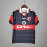 Camisola Bayern Retrô 1997/1999 Preta e Vermelha - Adidas