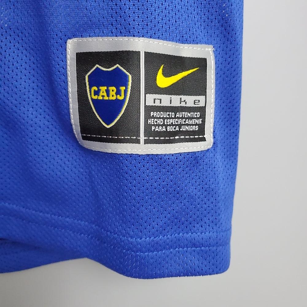 Camisola Boca Juniors Retrô 03/04 - Nike - Azul e Amarela