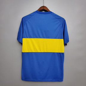 Camisola Boca Juniors Retrô 1981 Azul e Amarela - Adidas