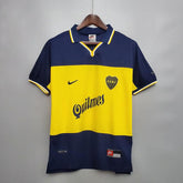 Camisola Boca Juniors Retrô 1999 Azul e Amarela - Nike