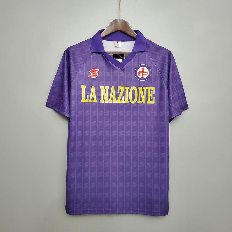 Camisola Fiorentina Retrô 1989/1990 Roxa - ABM