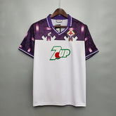 Camisola Fiorentina Retrô 1992/1993 Branca e Roxa - Lotto