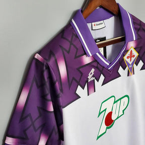 Camisola Fiorentina Retrô 1992/1993 Branca e Roxa - Lotto