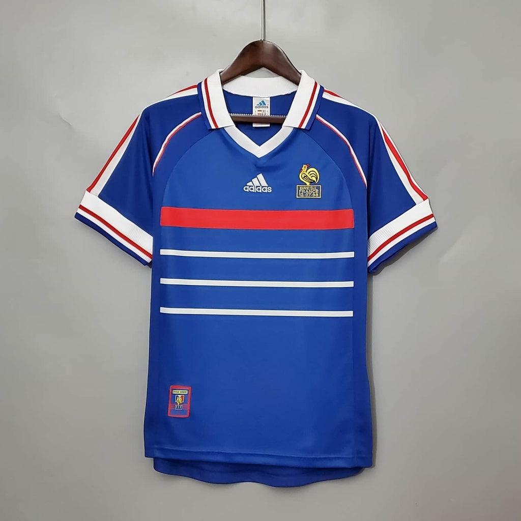 Camisola França Retrô 1998 Azul - Adidas