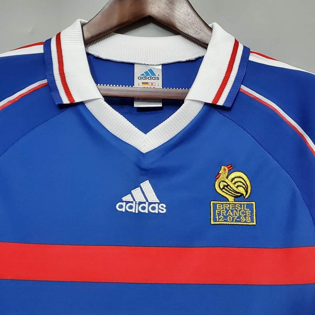 Camisola França Retrô 1998 Azul - Adidas