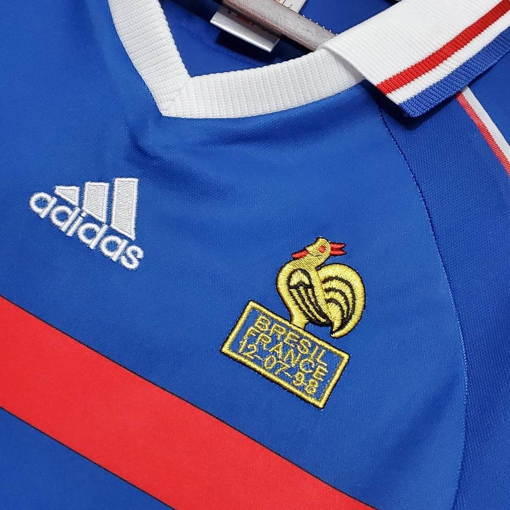 Camisola França Retrô 1998 Azul - Adidas