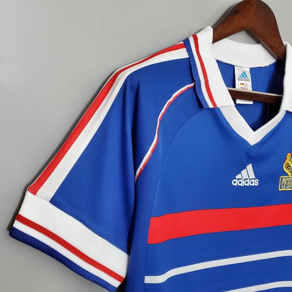 Camisola França Retrô 1998 Azul - Adidas