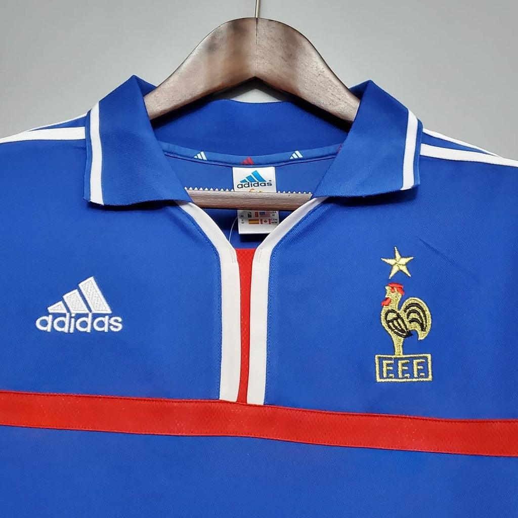 Camisola França Retrô 2000 Azul - Adidas