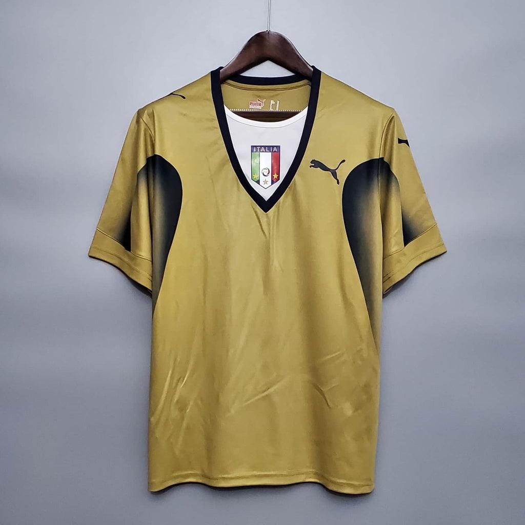 Camisola Itália Retrô 2006 Dourada - Puma