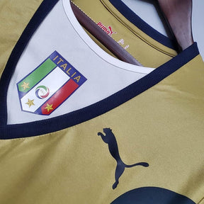 Camisola Itália Retrô 2006 Dourada - Puma