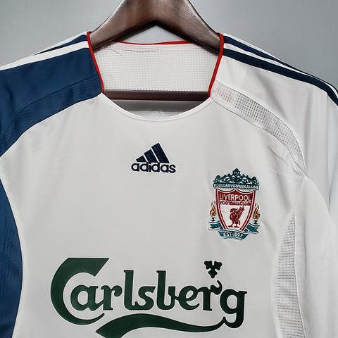 Camisola Liverpool Retrô 2006/2007 Branca - Adidas