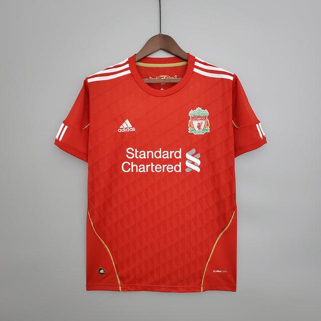 Camisola Liverpool Retrô 2010/2011 Vermelha - Adidas