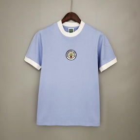 Camisola Manchester City Retrô 1972 Azul