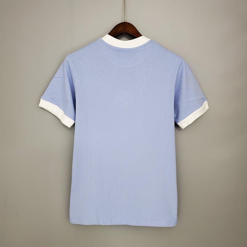 Camisola Manchester City Retrô 1972 Azul