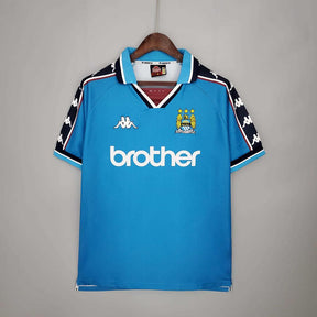 Camisola Manchester City Retrô 1997/1998 Azul - Kappa