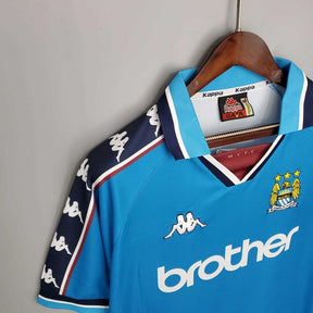 Camisola Manchester City Retrô 1997/1998 Azul - Kappa