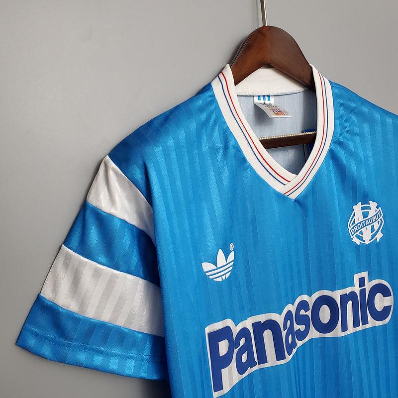 Camisola Marseille Retrô 1990 Azul - Adidas