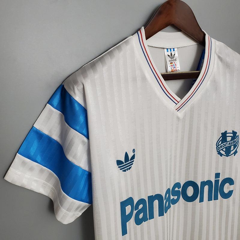 Camisola Marseille Retrô 1990 Branca - Adidas