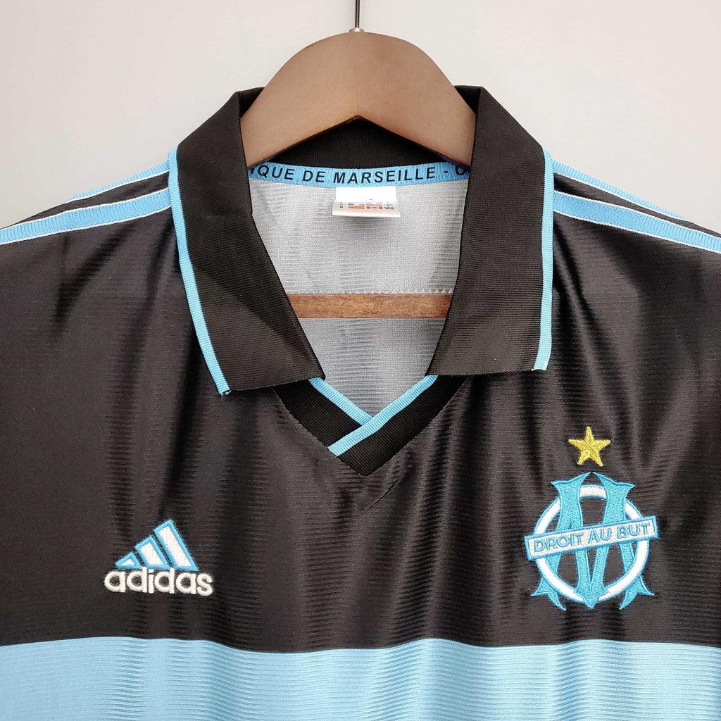 Camisola Marseille Retrô 1999/2000 Preta - Adidas