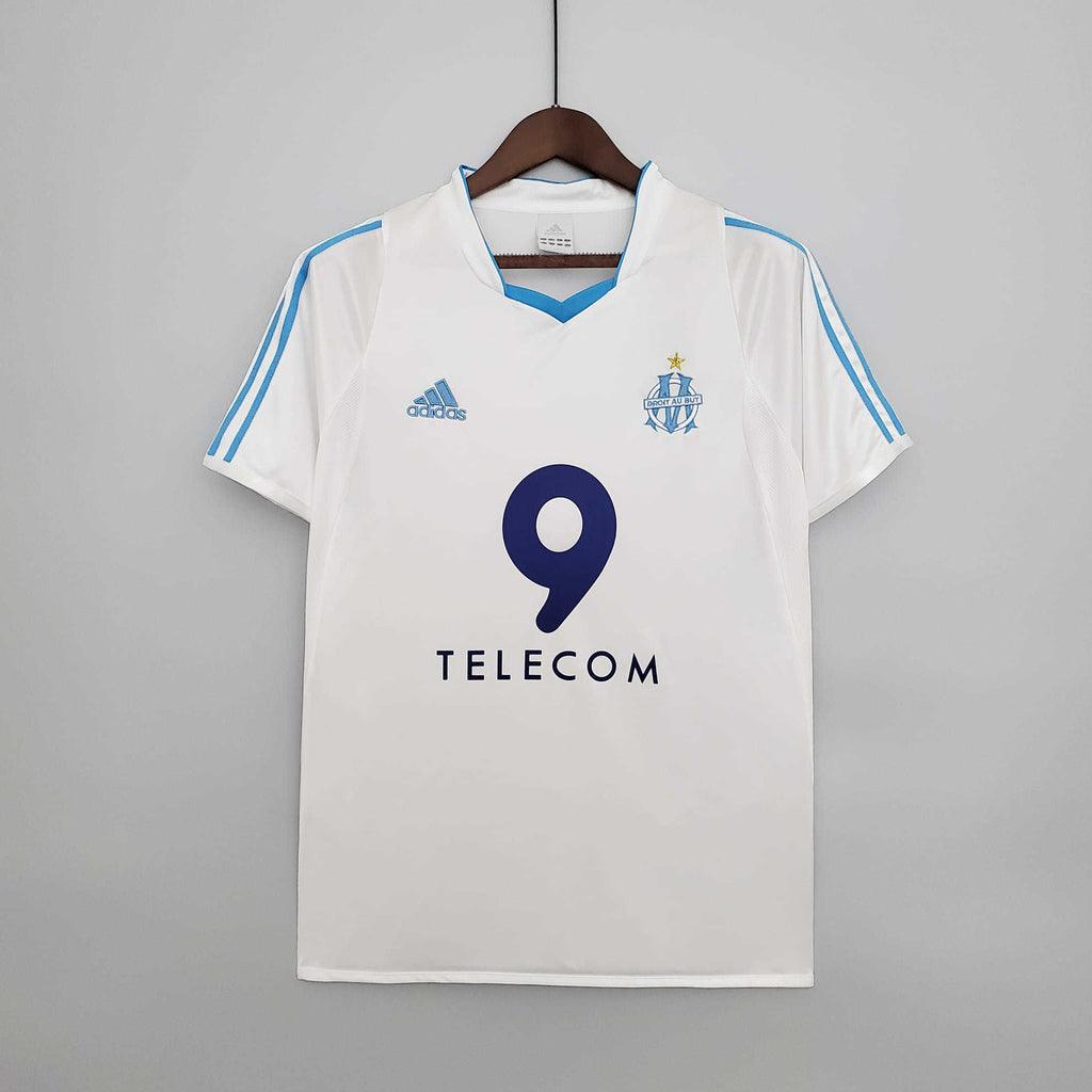 Camisola Marseille Retrô 2002/2003 Branca - Adidas