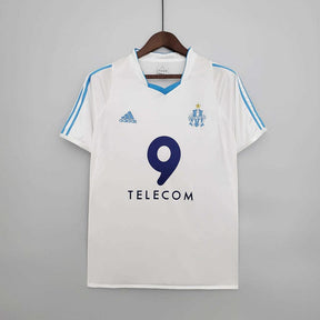 Camisola Marseille Retrô 2002/2003 Branca - Adidas
