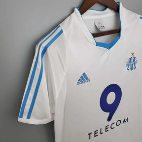 Camisola Marseille Retrô 2002/2003 Branca - Adidas